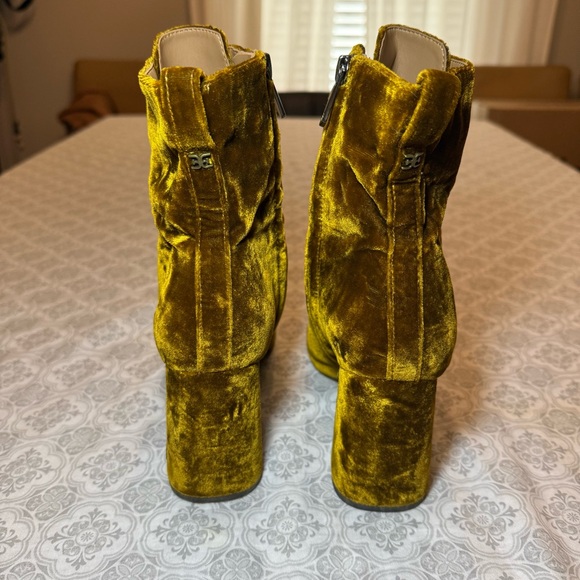 Sam Edelman Velvet Lace-Up Boots in Brown/ Rust size 7.5 - Picture 4 of 14